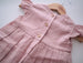 Vestido alas lino rosado - Lina Sustentable, ropa Niño Chile, ropa de niño en oferta