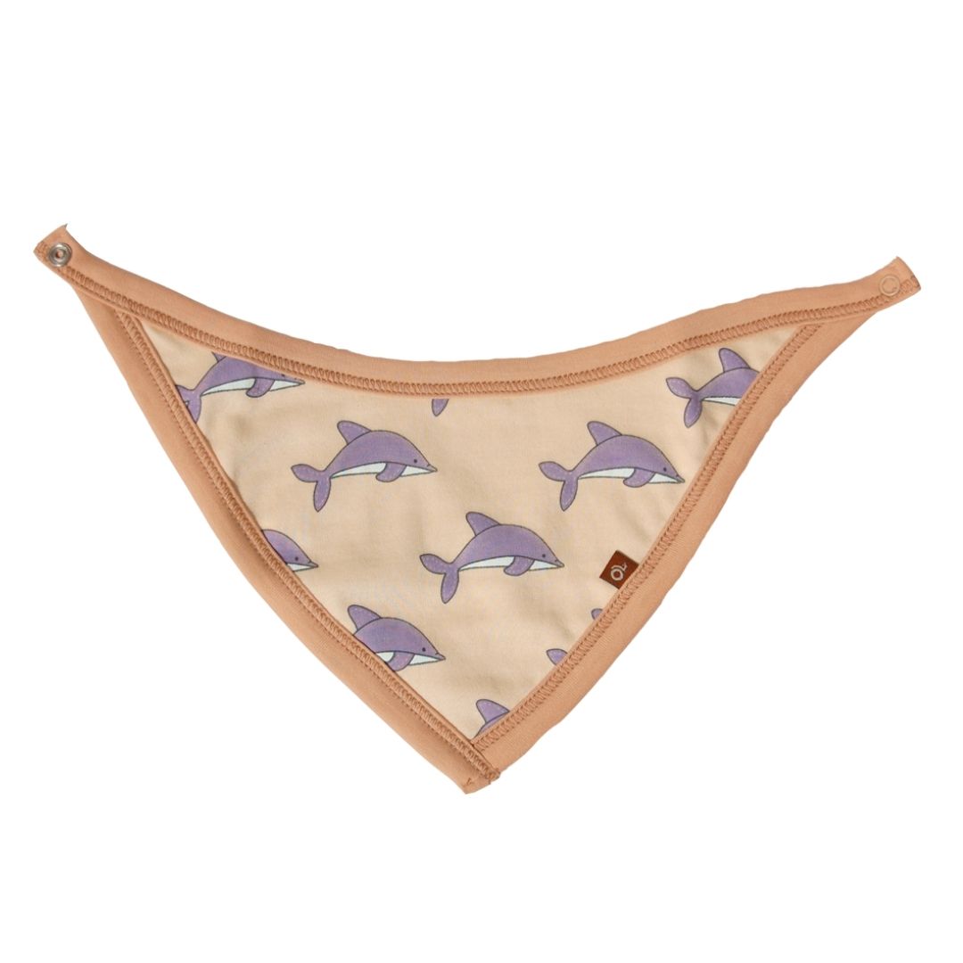 Babero reversible Algodón Pima Orgánico - Lina Sustentable, ropa Niño Chile, ropa de niño en oferta