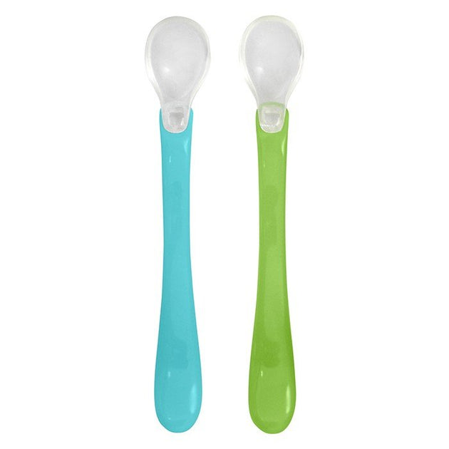 Cucharas pack con punta de silicona 2uni - Lina Sustentable, ropa Niño Chile, ropa de niño en oferta