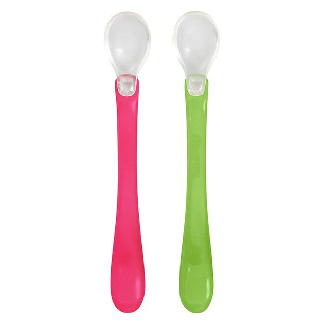 Cucharas pack con punta de silicona 2uni - Lina Sustentable, ropa Niño Chile, ropa de niño en oferta
