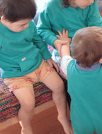 Jardinera bebé interior algodón Pima - Lina Sustentable, ropa Niño Chile, ropa de niño en oferta