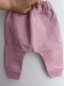 Pantalón bebé algodón rosado