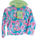 Iplay Polera Manga Larga celeste tropical frutas FILTRO UV  