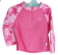 Iplay Polera Manga Larga Color Fucsia manga diseño tortuga F