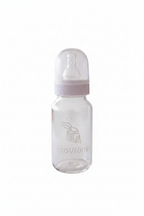 Mamadera Vidrio 120 ml boca estándar - Lina Sustentable, ropa Niño Chile, ropa de niño en oferta