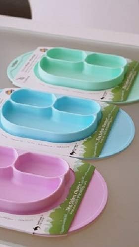 Plato de silicona libre BPA bandeja con ventosa - Lina Sustentable, ropa Niño Chile, ropa de niño en oferta