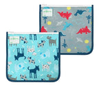 Pack de 2 Bolsas Reusable Colación / Snack Celeste Perro