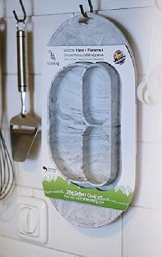 Plato de silicona libre BPA bandeja con ventosa - Lina Sustentable, ropa Niño Chile, ropa de niño en oferta