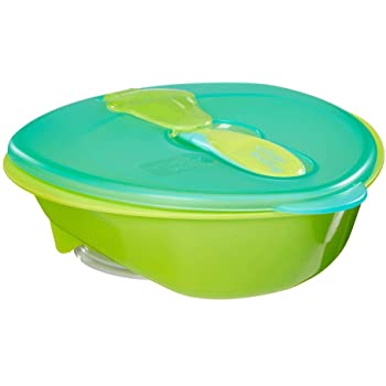 Bowl con succión, tapa y cuchara - Lina Sustentable, ropa Niño Chile, ropa de niño en oferta