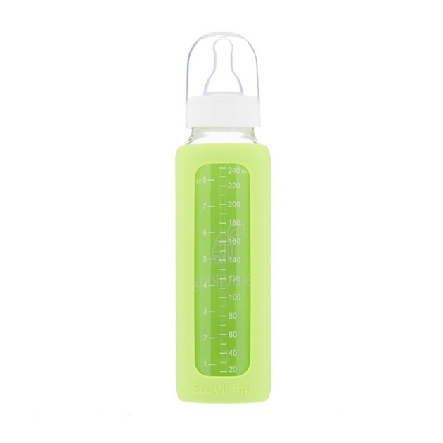 Tetina redonda silicona libre BPA para mamadera cuello estándar - Lina Sustentable, ropa Niño Chile, ropa de niño en oferta