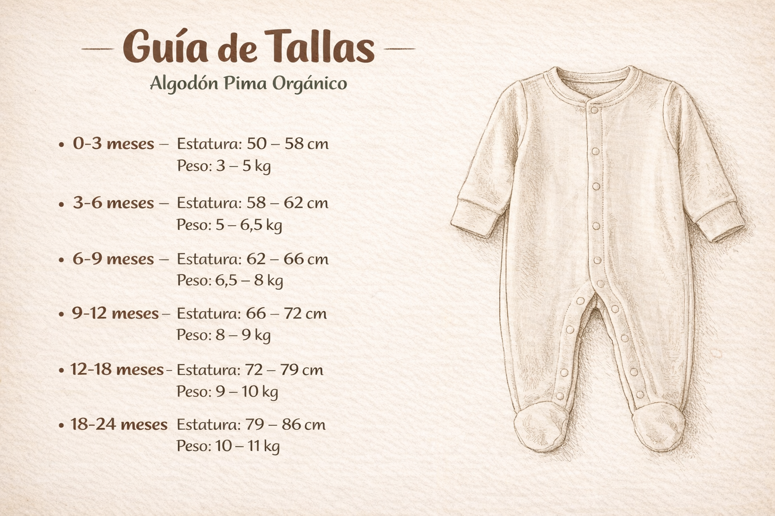 Enterito Algodón Pima 100% Orgánico - Lina Sustentable, ropa Niño Chile, ropa de niño en oferta