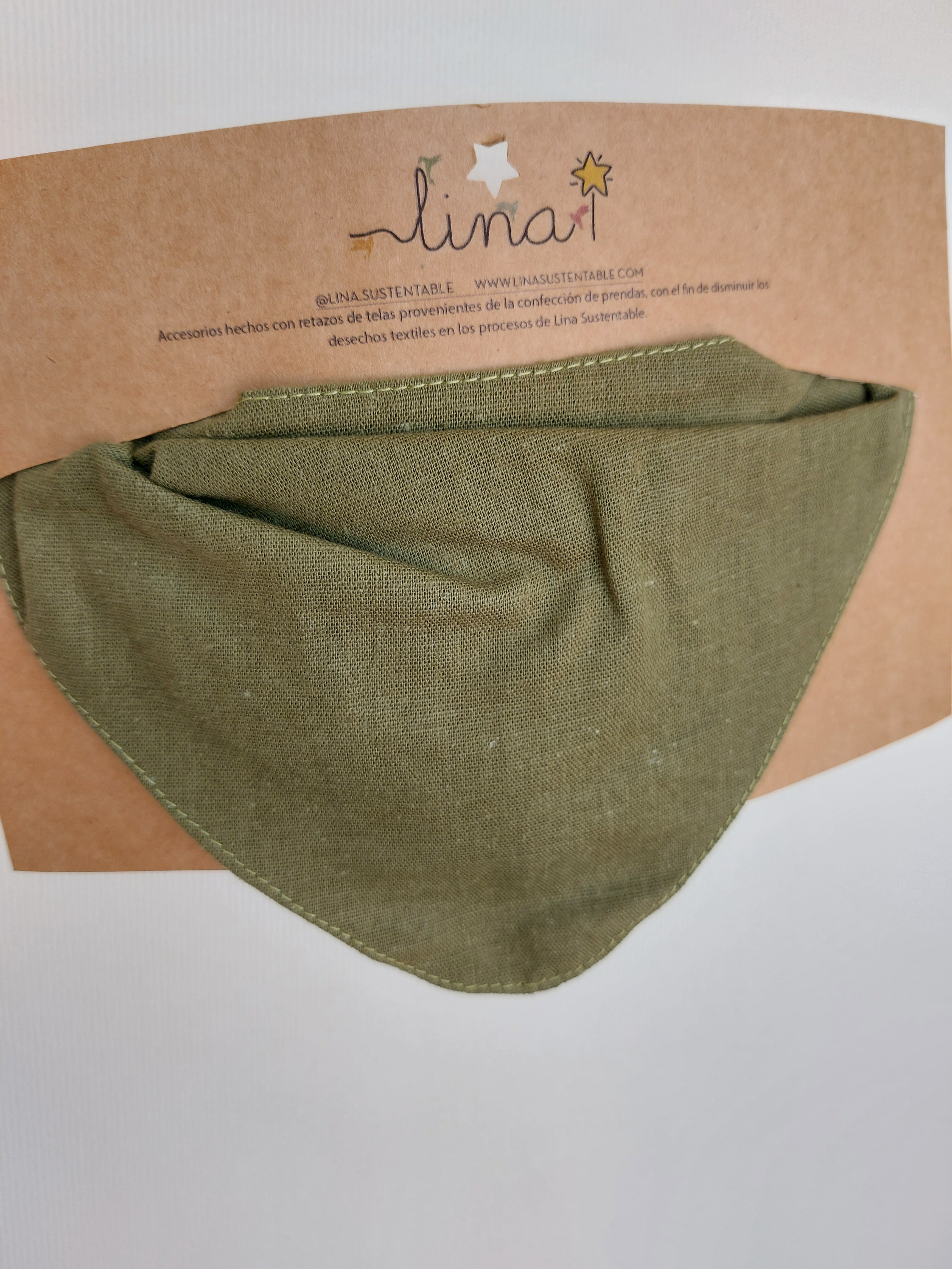 2 x Bandana algodón/ lino diseños - Lina Sustentable, ropa Niño Chile, ropa de niño en oferta