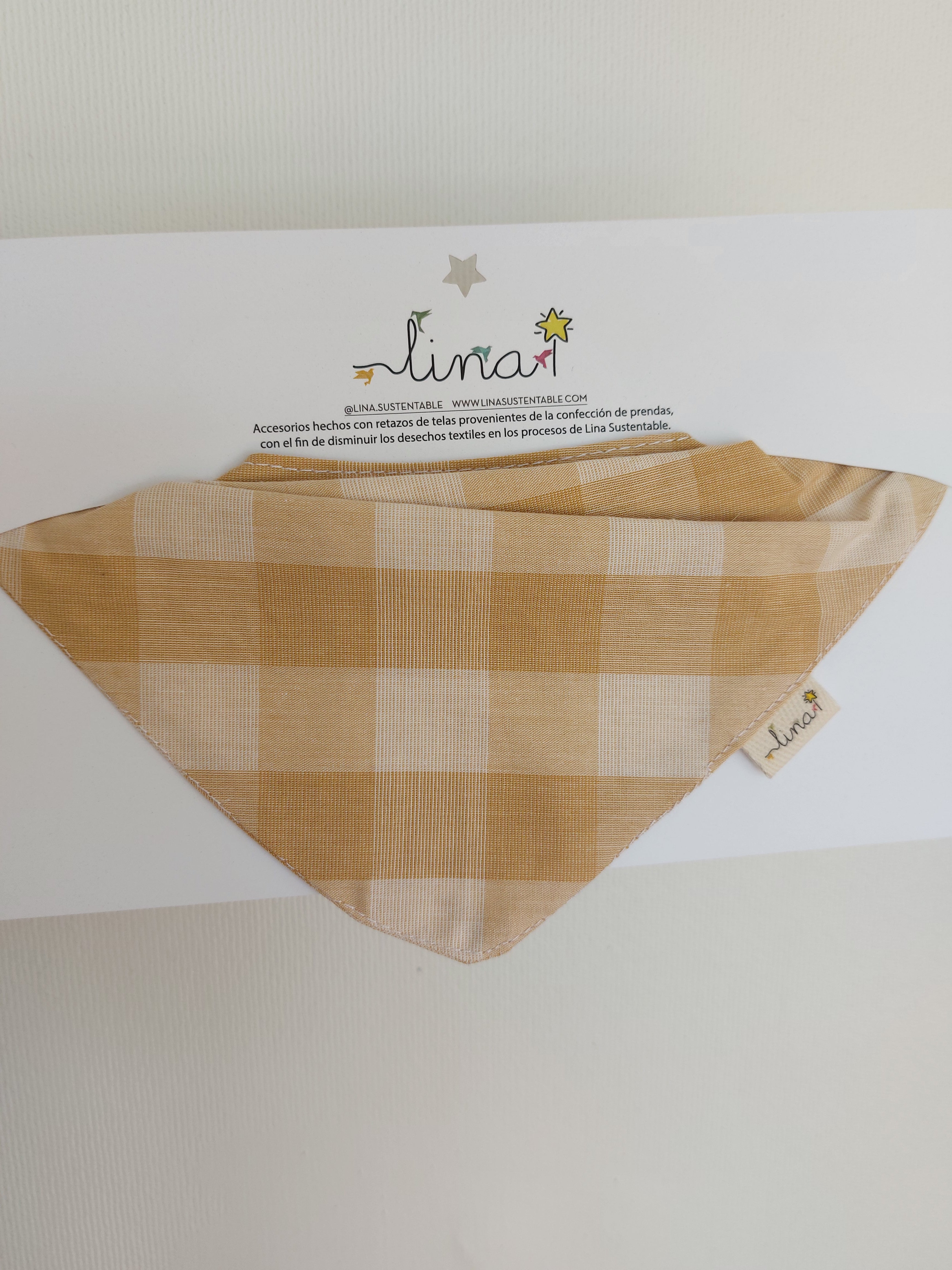 2 x Bandana algodón/ lino diseños - Lina Sustentable, ropa Niño Chile, ropa de niño en oferta
