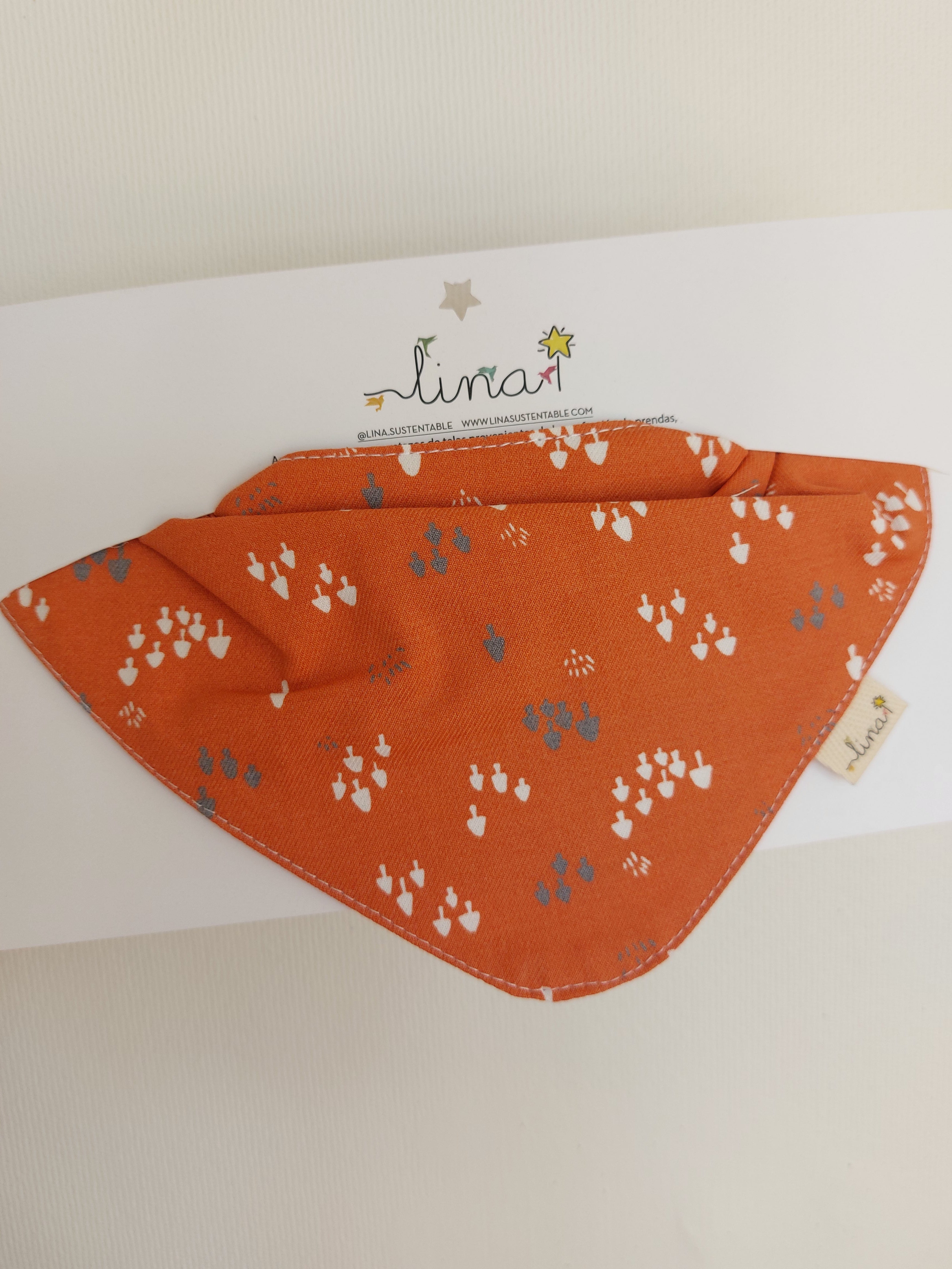 2 x Bandana algodón/ lino diseños - Lina Sustentable, ropa Niño Chile, ropa de niño en oferta
