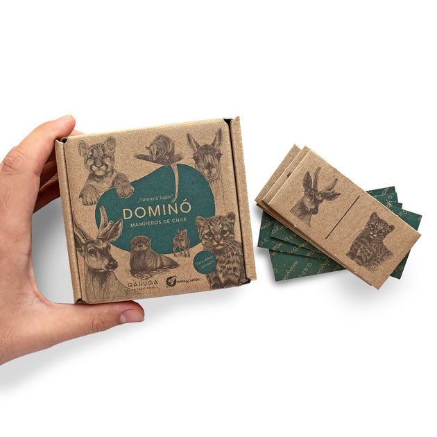 Dominó de Mamíferos - Lina Sustentable, ropa Niño Chile, ropa de niño en oferta