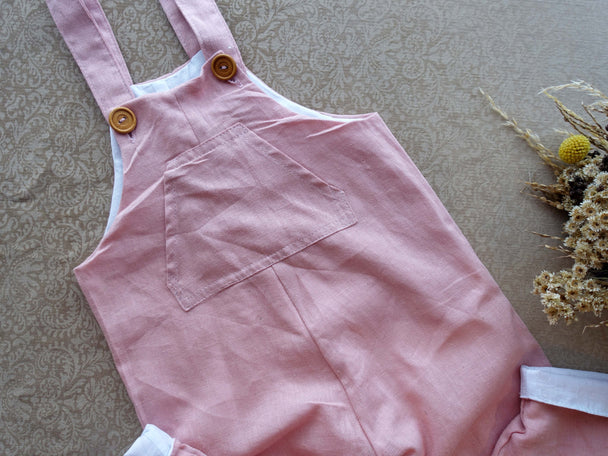 Jardinera Lino - Lina Sustentable, ropa Niño Chile, ropa de niño en oferta