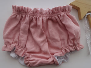 Bombacho lino rosa - Lina Sustentable, ropa Niño Chile, ropa de niño en oferta