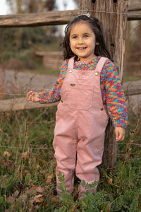 Jardinera cotelé mostaza - Lina Sustentable, ropa Niño Chile, ropa de niño en oferta