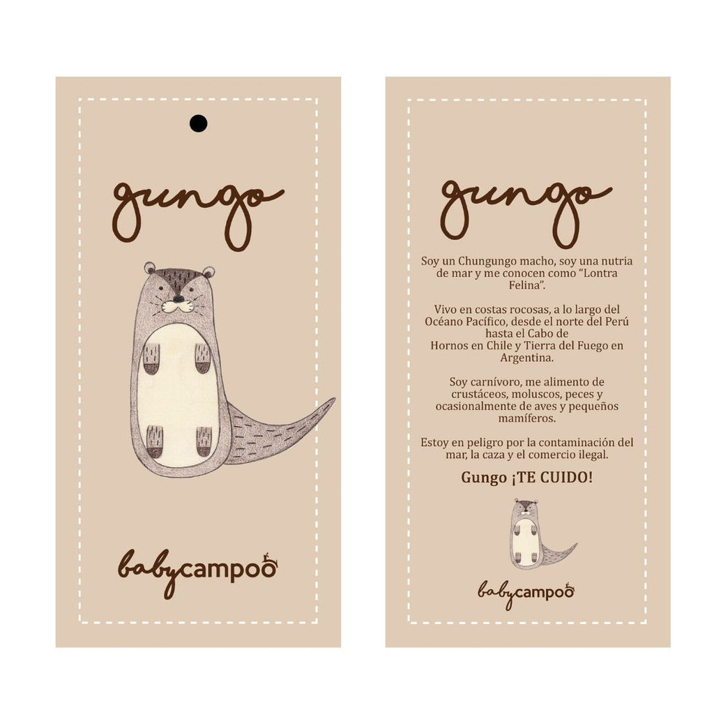 Body manga larga crudo algodón pima 100% orgánico