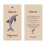 Babero reversible Algodón Pima Orgánico - Lina Sustentable, ropa Niño Chile, ropa de niño en oferta