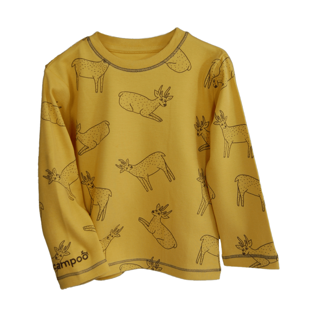 Polera Manga Larga Algodón Pima 100% Orgánico Huemul