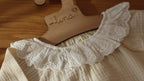 Body manga larga bolillo en cuello muselina orgánica - Lina Sustentable, ropa Niño Chile, ropa de niño en oferta