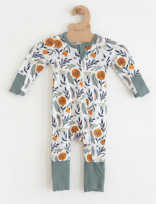 Enterito con cierre de bambú - Lina Sustentable, ropa Niño Chile, ropa de niño en oferta