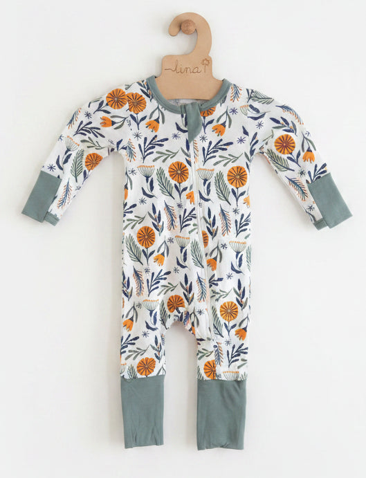 Enterito con cierre de bambú - Lina Sustentable, ropa Niño Chile, ropa de niño en oferta