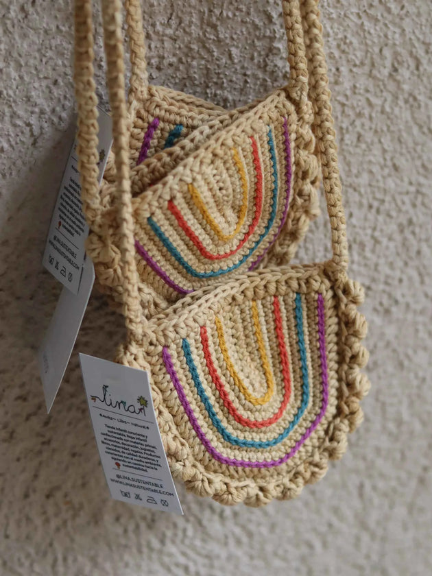 Tejido mini cartera 100% Algodón