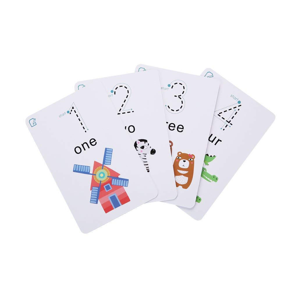 Tarjetas números, escribir y borrar - Lina Sustentable, ropa Niño Chile, ropa de niño en oferta