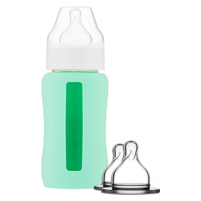 Tetina redonda silicona libre BPA para mamadera cuello ancho - Lina Sustentable, ropa Niño Chile, ropa de niño en oferta
