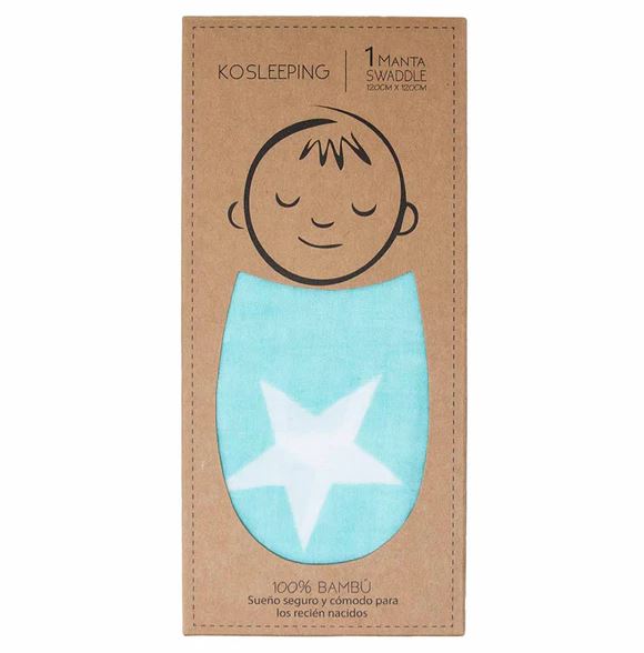 Manta Swaddle bambú 120x120cm - Lina Sustentable, ropa Niño Chile, ropa de niño en oferta