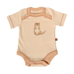 Body manga corta crudo algodón pima orgánico - Lina Sustentable, ropa Niño Chile, ropa de niño en oferta