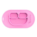Plato de silicona libre BPA bandeja con ventosa - Lina Sustentable, ropa Niño Chile, ropa de niño en oferta
