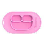 Plato de silicona libre BPA bandeja con ventosa - Lina Sustentable, ropa Niño Chile, ropa de niño en oferta