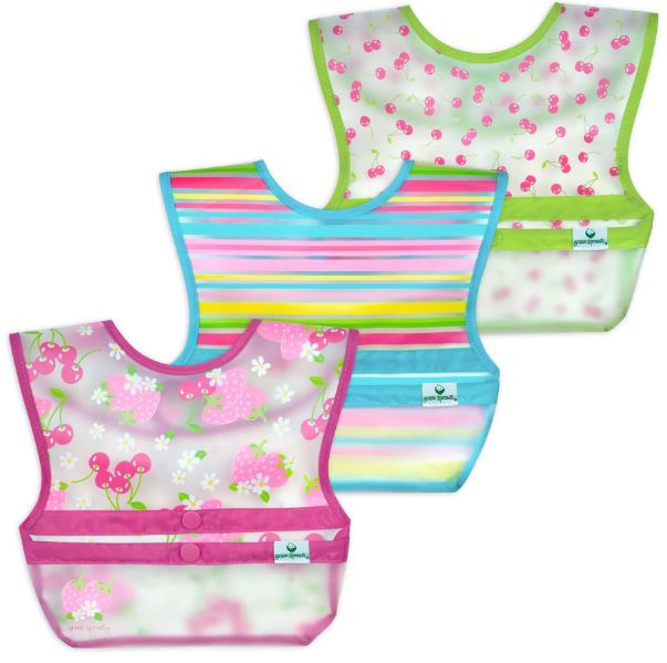 Baberos pack 3 uni Snap & Go W/O - Lina Sustentable, ropa Niño Chile, ropa de niño en oferta