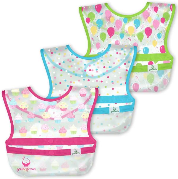 Baberos pack 3 uni Snap & Go W/O - Lina Sustentable, ropa Niño Chile, ropa de niño en oferta