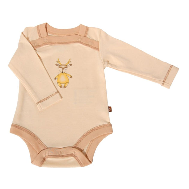 Body manga larga crudo algodón pima orgánico - Lina Sustentable, ropa Niño Chile, ropa de niño en oferta