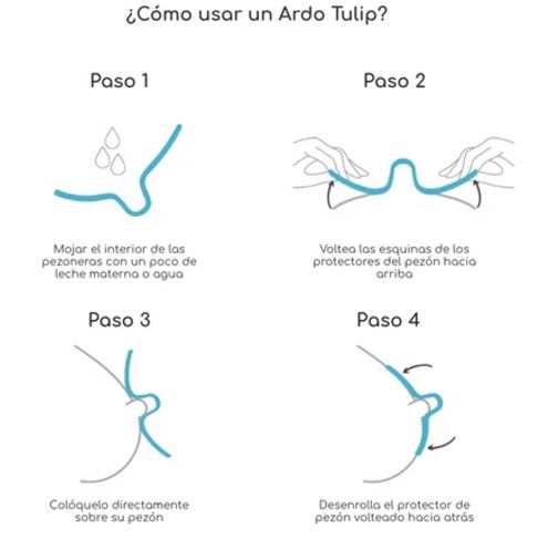 Pezoneras de silicona 2uni - Lina Sustentable, ropa Niño Chile, ropa de niño en oferta