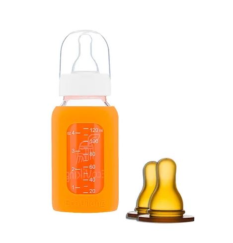 Tetina redonda caucho 100% natural para mamadera cuello estándar - Lina Sustentable, ropa Niño Chile, ropa de niño en oferta