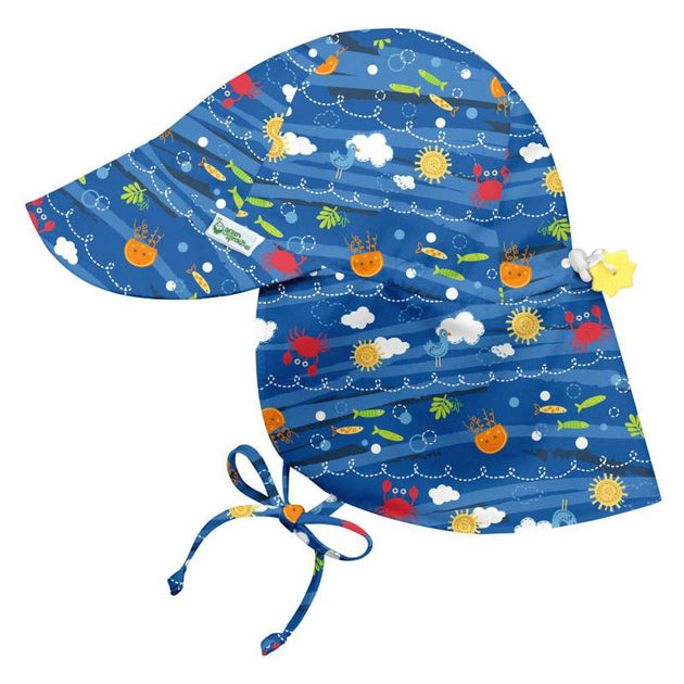 Sombrero Solid Flap FILTRO UV - Lina Sustentable, ropa Niño Chile, ropa de niño en oferta