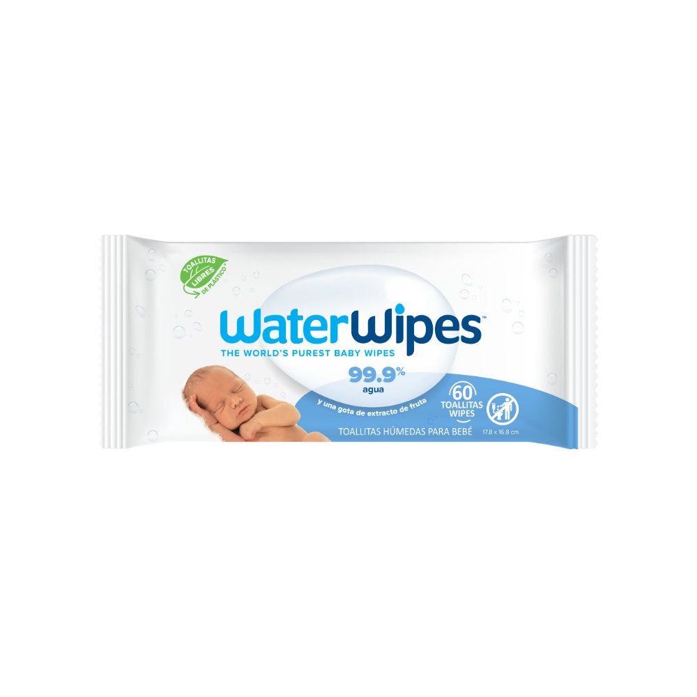 Toallitas húmedas WaterWipes Biodegradables 60 uns