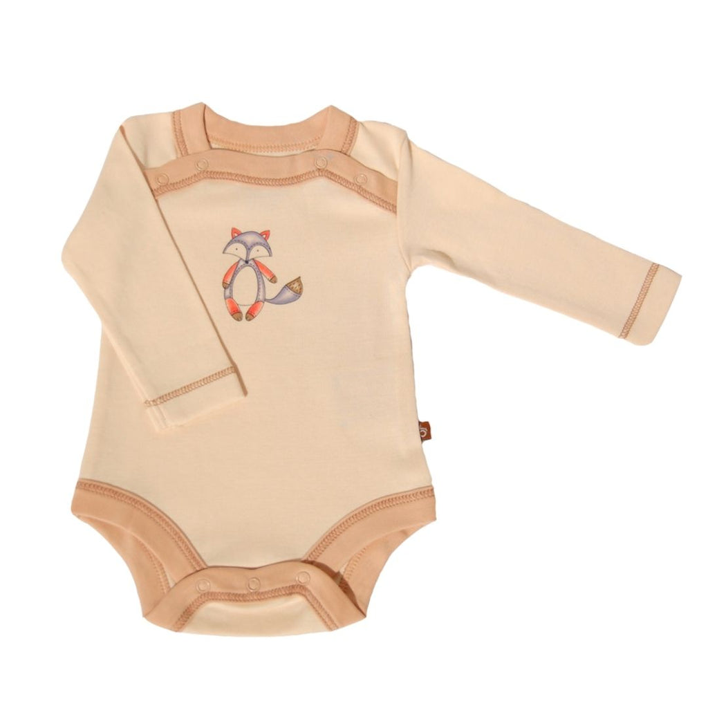 Body manga larga crudo algodón pima orgánico - Lina Sustentable, ropa Niño Chile, ropa de niño en oferta